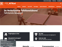 Tablet Screenshot of nttb.nl